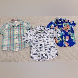 3T Button Front Shirts